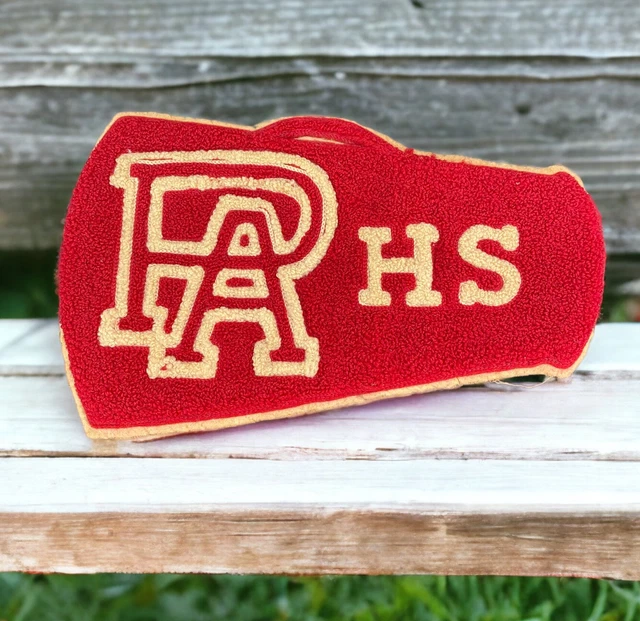 VINTAGE PERTH AMBOY High School NJ Cheerleader Uniform Chenille Patch