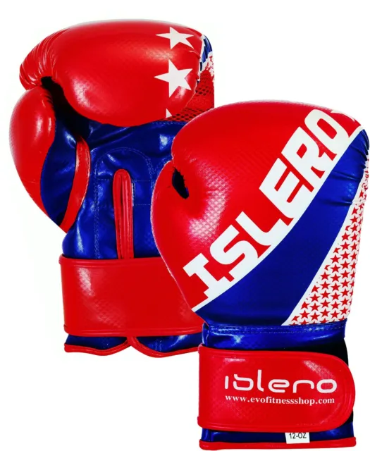 ISLERO Kick Boxing GEL Gloves MMA Punch Bag Sparring Muay Thai Fight Training UF 2