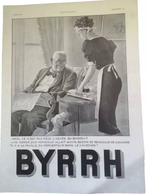 Publicité Byrrh années 1930