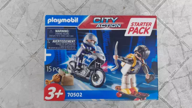 70570 Policier Avec Voiturette Et Voleur Moto, 'playmobil' City Action -  N/A - Kiabi - 35.92€