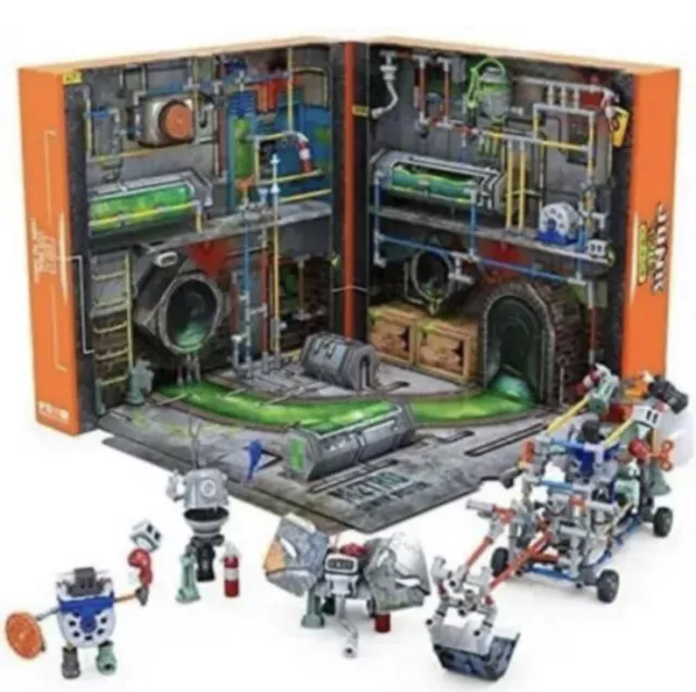 HEXBUG JUNKBOTS Large Factory Habitat Metro Sewer System Surprise Toy Playset HEXBUG JUNKBOTS Large Factory Habitat Metro Sewer System Surprise Toy Playset