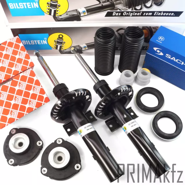 2x BILSTEIN B4 Amortiguador Delantero + Cojinete Dreckschutz para Seat Córdoba