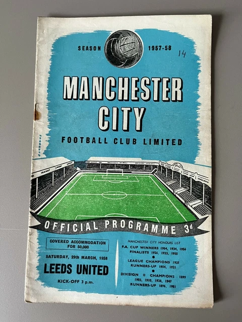 Manchester United: A rare Manchester United v Wolverhampton Wanderers, 8th February 1958 programme. The fixture between