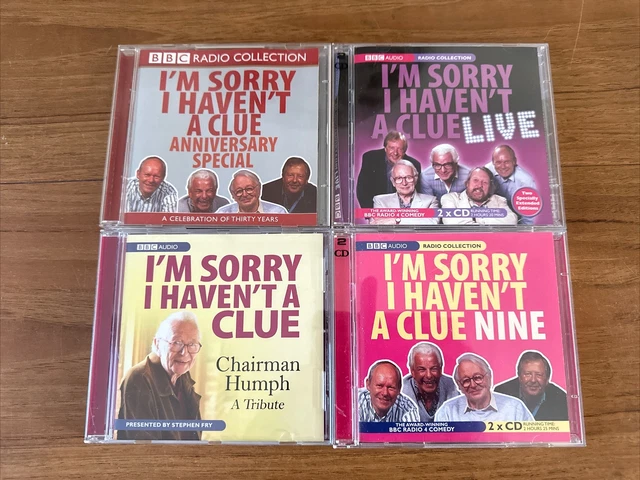 I’m Sorry I Haven’t A Clue x 4 CD Audiobooks