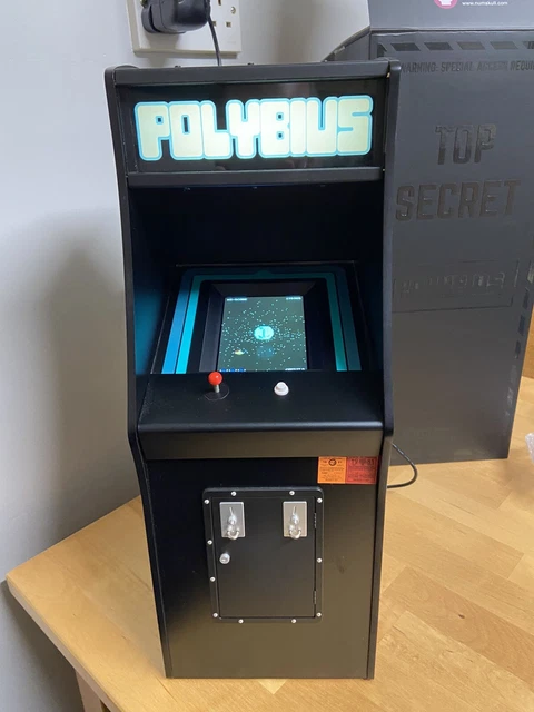 POLYBIUS Quarter Arcade Machine Numskull Complete In Box (Great Condition)