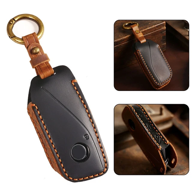 Portachiavi A Forma Di Pipistrello In Ecopelle Nera - Leggero E Compatto, Per Auto, Moto E Chiavi Di Casa - Foto 9