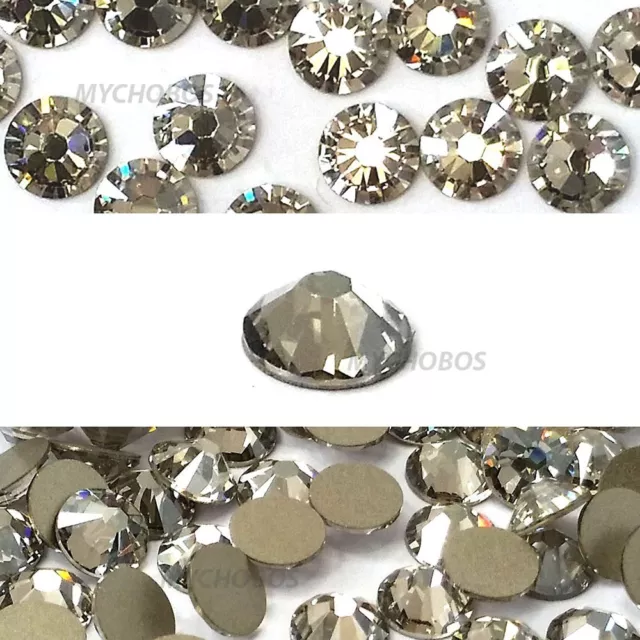 Crystal Silver Shade (001 SSHA) Swarovski 2058/2088  Flatbacks Rhinestones ss12