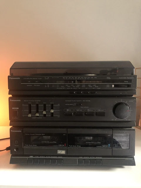PANASONIC SG-HM09A RECORD Player Cassette Deck TESTED FM/AM No Speakers ...