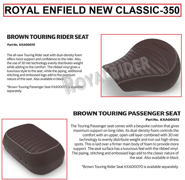 royal enfield classic seat price