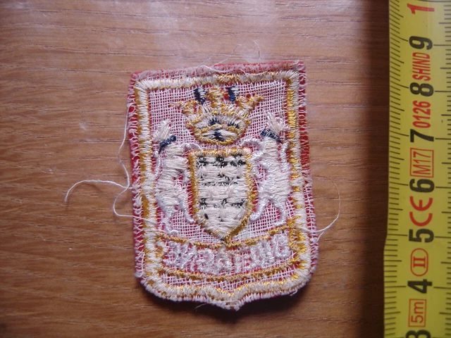 Golden Line Dragon Ricamo Patch Panno Applique Materiale FAI DA TE Per Abiti Vestiti Qipao Trapuntine Patch Testa Per Destra