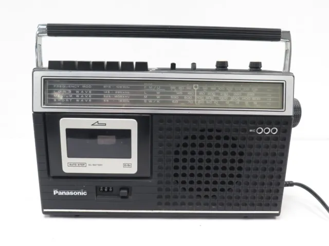 RETRO BOOMBOX NATIONAL Panasonic RQ-539LJ Radio Cassette Player Made In ...