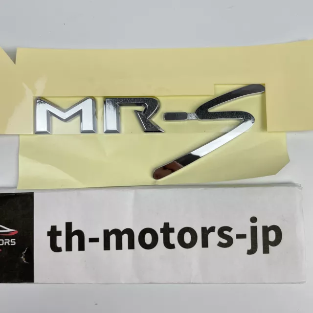 TOYOTA Genuine MR2 Spyder MRS Rear Emblem Badge Chrome 75471-17130
