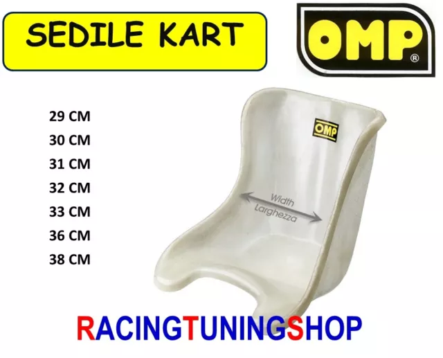 Sedile Kart In Vetroresina Larghezza 29 Cm Flat Karting Seat Width 29 Cm Baquete