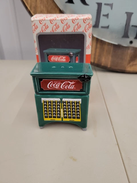 Coca Cola Salt And Pepper Shakers W Box Never Used