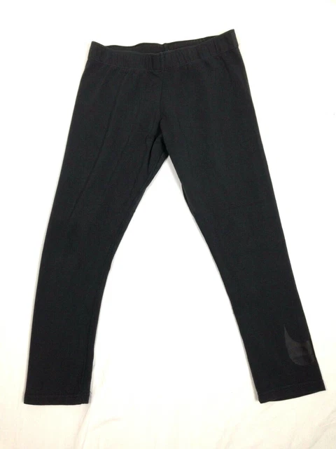 NIKE Youth Stretch Pants Medium Black Athletic Pants M