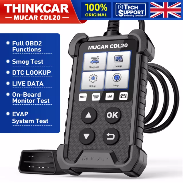 MUCAR CDL20 OBD2 EOBD Diagnostic Car Engine Scanner Tool Fault Code Reader