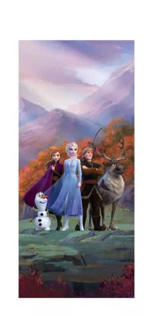 Disney Frozen die Eiskönigin Anna und Elsa Fototapete Türsticker