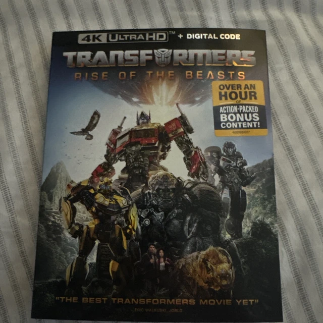 TRANSFORMERS: RISE OF the Beasts (4K Ultra HD Blu-ray, 2023) w