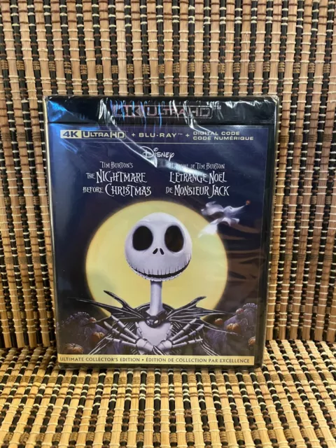 The Nightmare Before Christmas 4K (2-Disc Blu-ray/UHD)Disney.Tim Burton