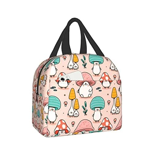 Insulated Lunch Bag Kids Girls Boys Reusable Cute Tote Lunch Box for Women & ...