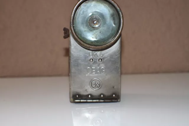 alter Handscheinwerfer OK1 CEAG EX DB Bundeswehr Taschenlampe Laterne Handlampe