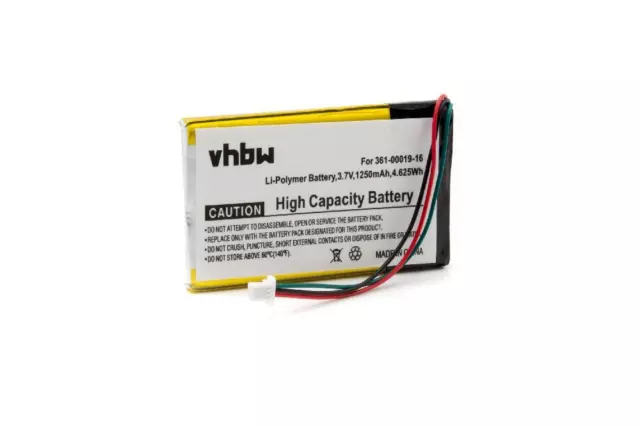 Batterie 1250mAh pour Garmin 361-00019-12 ACCU