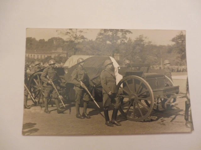 Foto Cartolina Funerale Presidente Osvoboditele Cecoslovacchia Anni 30.