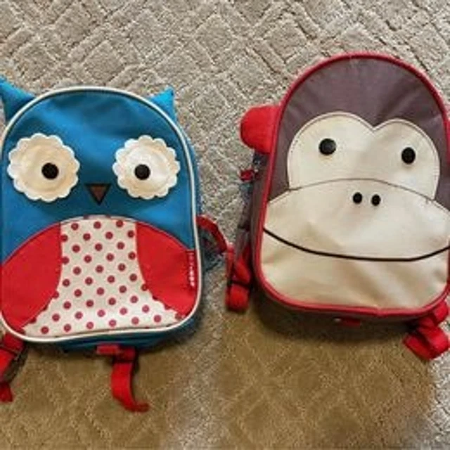 Skip Hop Backpack Kids Owl Monkey Toddler Small
