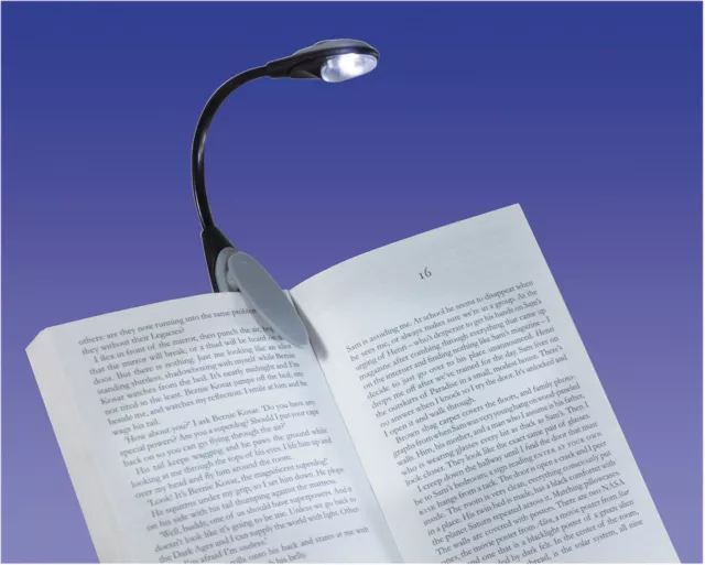 Flexible Portable Clip On LED Reading Night light Lamp Clip Kindle Hudl Book