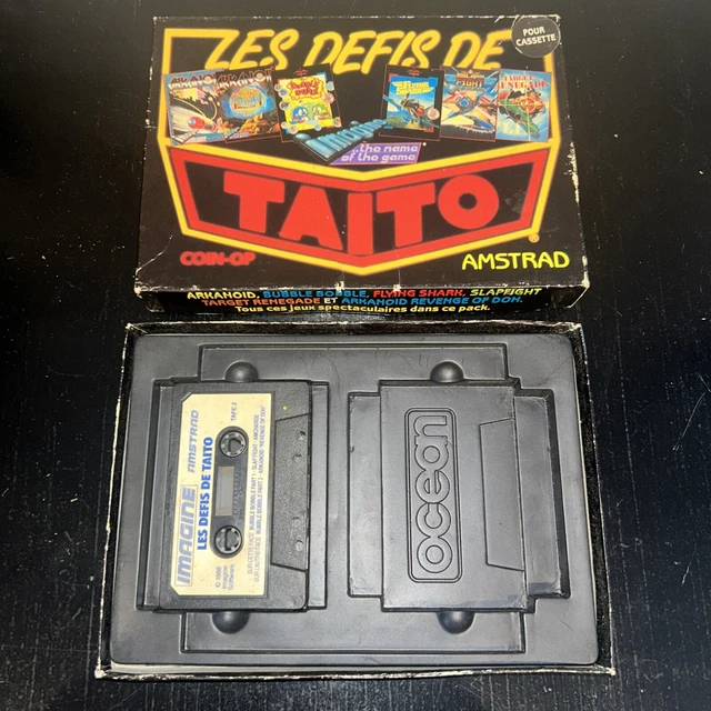 Cassette Jeu Amstrad 6-pak - Jeu Vidéo Rétro, Avec Boîte Et Notice (CIB), Bon état
