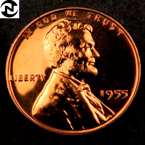 1955 Lincoln Wheat Penny Cent ~ Gem Proof (red) ~ 1 Coin