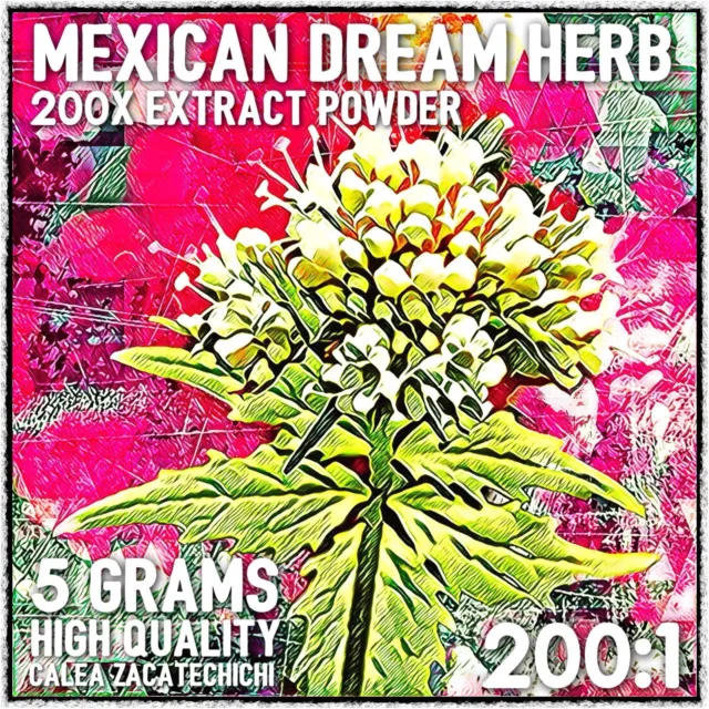Mexican Dream Herb| (Calea zacatechichi) 200x Extract Powder [5 Grams]