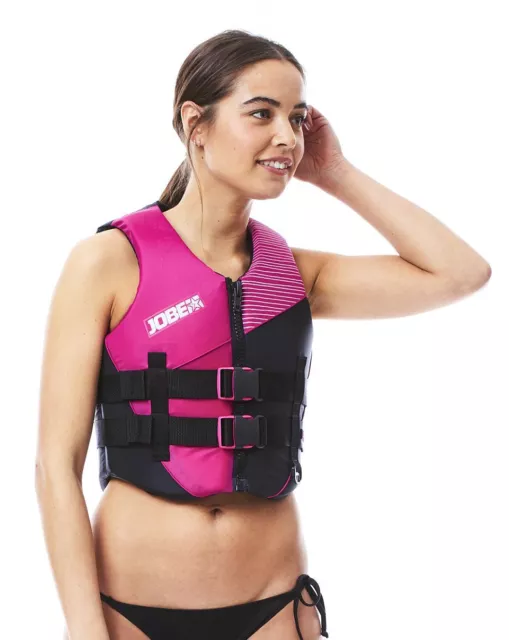 Jobe Nylon Rose Femmes Gilet de Sauvetage Bateau Jetski Wassersports Rp