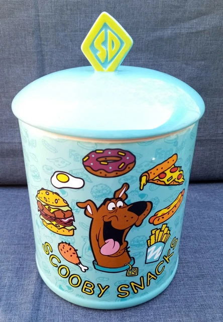BRAND NEW SCOOBY Doo Scooby Snacks 9.5" Cookie Jar Canister Hanna