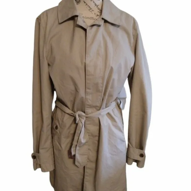 J.CREW BEIGE SMALL belted trench coat $44.99 - PicClick