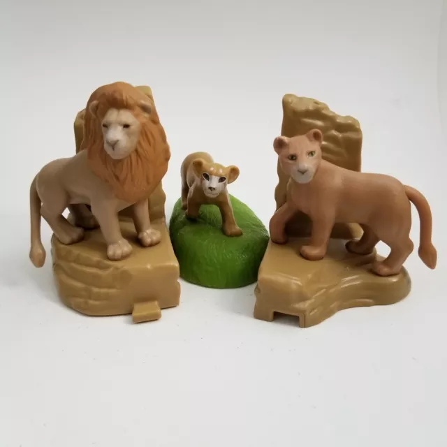 2019 McDonald's Lion King Happy Meal Toys # Pride Rock Lot Of 3