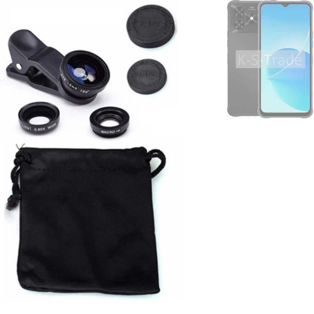 Pour UMIDIGI G5 Mecha Objectifs Smartphone Lentilles fisheye macro grand angle