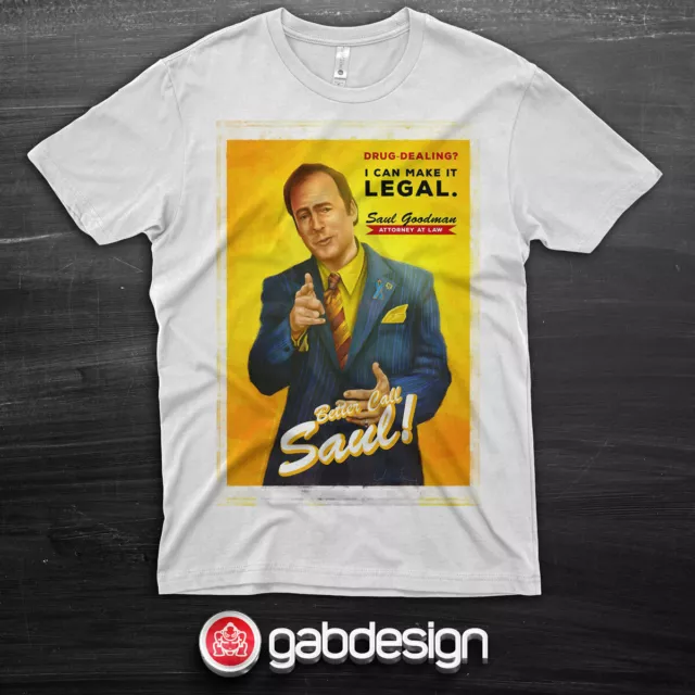 T-shirt Better Call Saul serie TV - 100% cotone