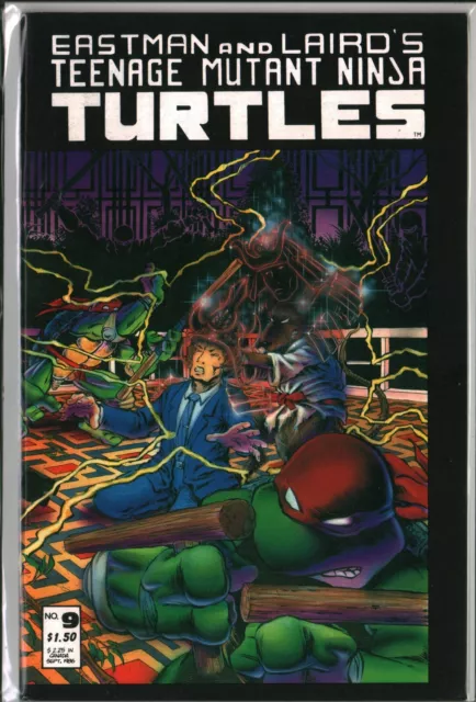 TEENAGE MUTANT NINJA TURTLES #9 (TMNT) Mirage Eastman Laird VF+/NM (8.5/9.0)