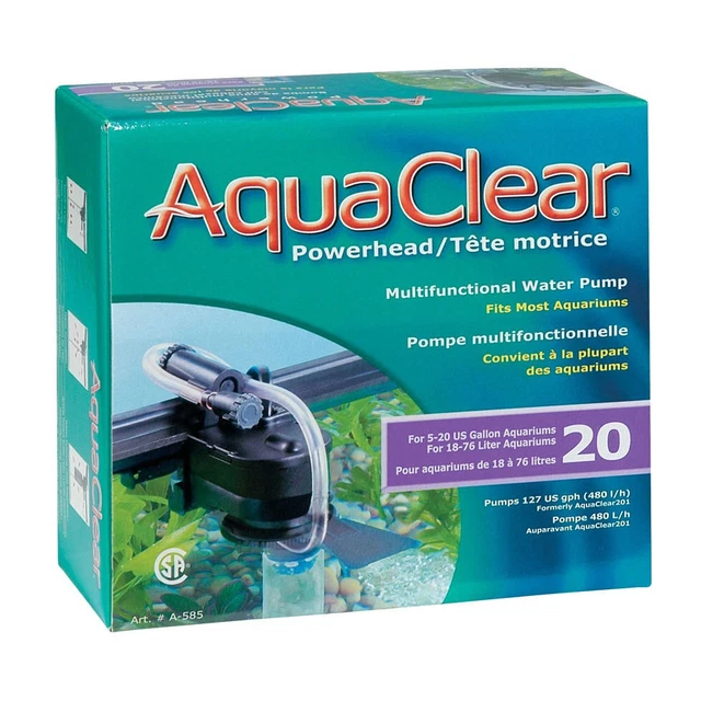 AquaClear Bomba de Acuario Powerhead 20 ,Nuevo