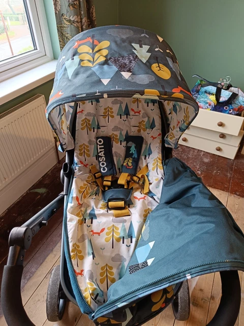 VGC Cosatto Giggle 2 Travel System Fox Pram Bassinet Stroller Car Seat Iso Fix