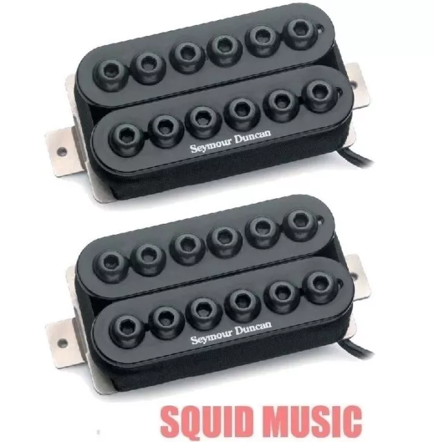 Seymour Duncan Invader 6-saitiges Set in schwarz SH-8 (KOSTENLOSER WELTWEITER VERSAND)