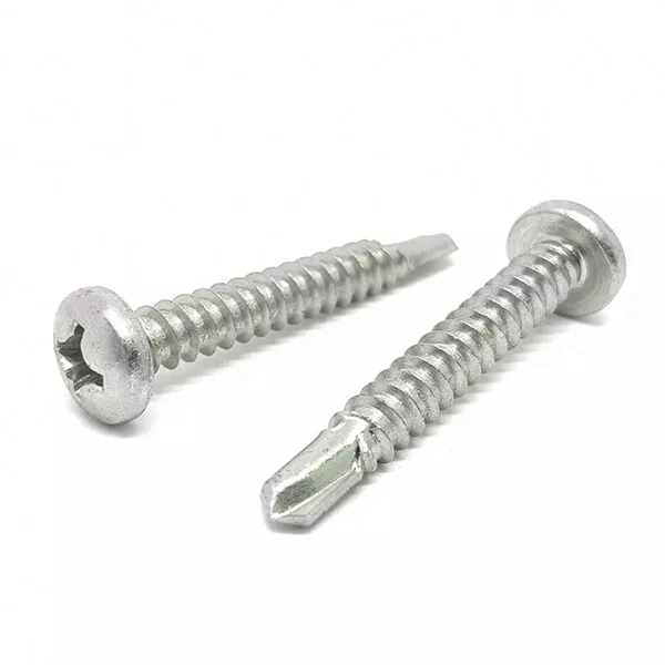 #10 Stainless Phillips Pan Head Self Drilling Screws (Choose Length & Qty)