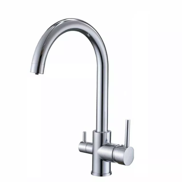 Drinking Water Faucet Sink Mixer 3 Way Kitchen Tap RO Filter Chrome