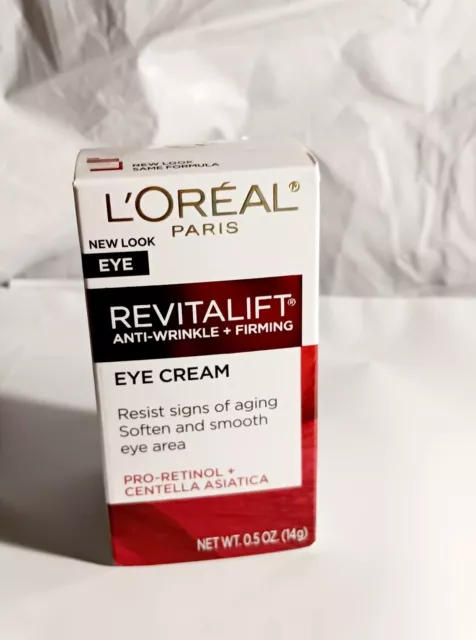 L'oreal Paris Eye Revitalift Anti-Wrinkle + Firming Eye Cream Pro Retinol 0.5 Oz