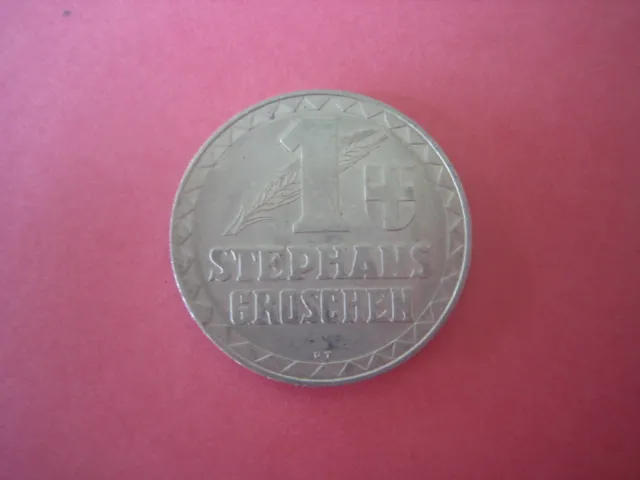 1950 Austria St. Stephens Cathedral 1 One Groschen Token Coin