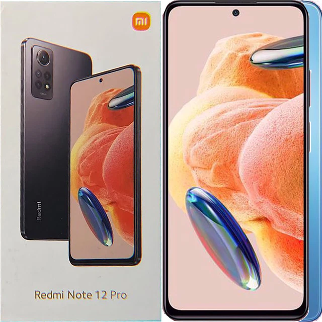 XIAOMI REDMI NOTE 12 Pro 4G Blue 256GB + 8GB Dual-Sim Unlocked Global ...