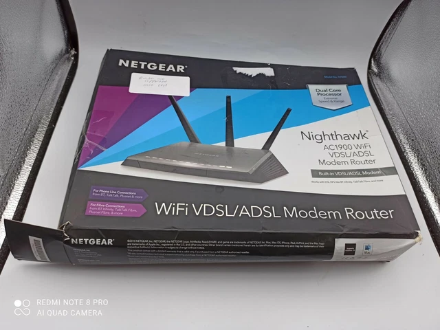 PER PARTI NETGEAR AC1900 Modem Router Nighthawk (OFFERTE BENVENUTE)