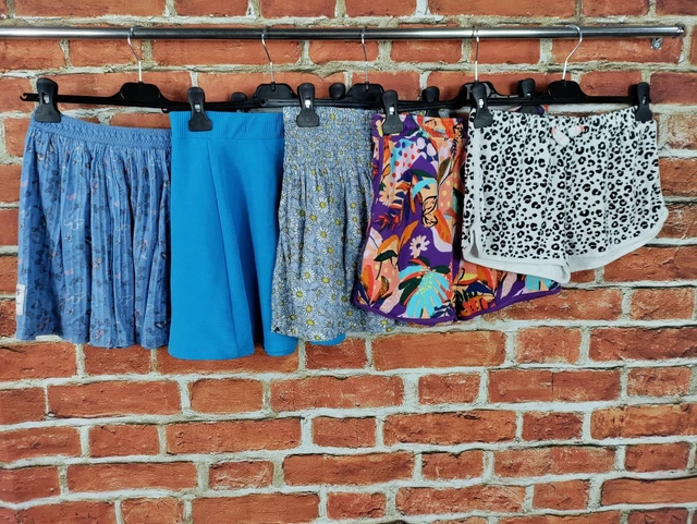 Bundle Ragazze Età 10-11 Anni Next Fatface M&S Bei Pantaloncini Gonna Set Bambini 146Cm