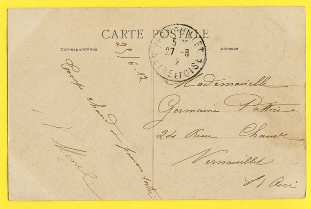 cpa written in 1912 AUVERGNE under the VIADUC des FADES fisherman Bord de la SIOULE 2
